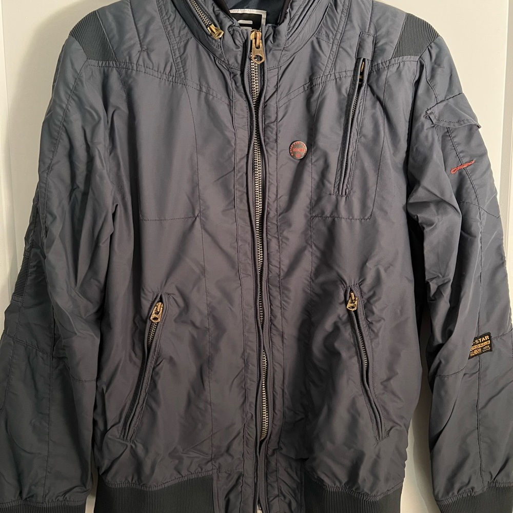 G-STAR RAW LIGHTWEIGHT JACKET W/ RAIN HOOD